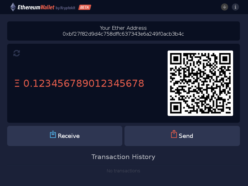 Отзывы о кошельке Ethereum Wallet