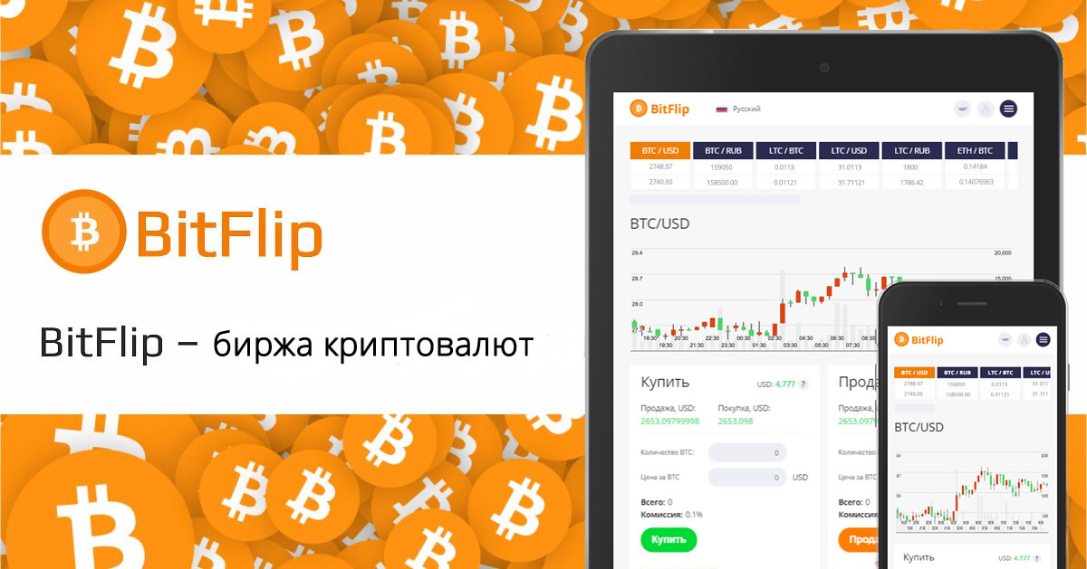Появилась новая русская биржа криптовалют Bitflip