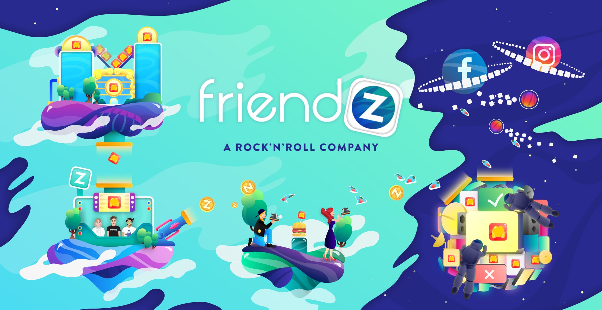 Friendz: Bounty, Airdrop, бесплатные токены