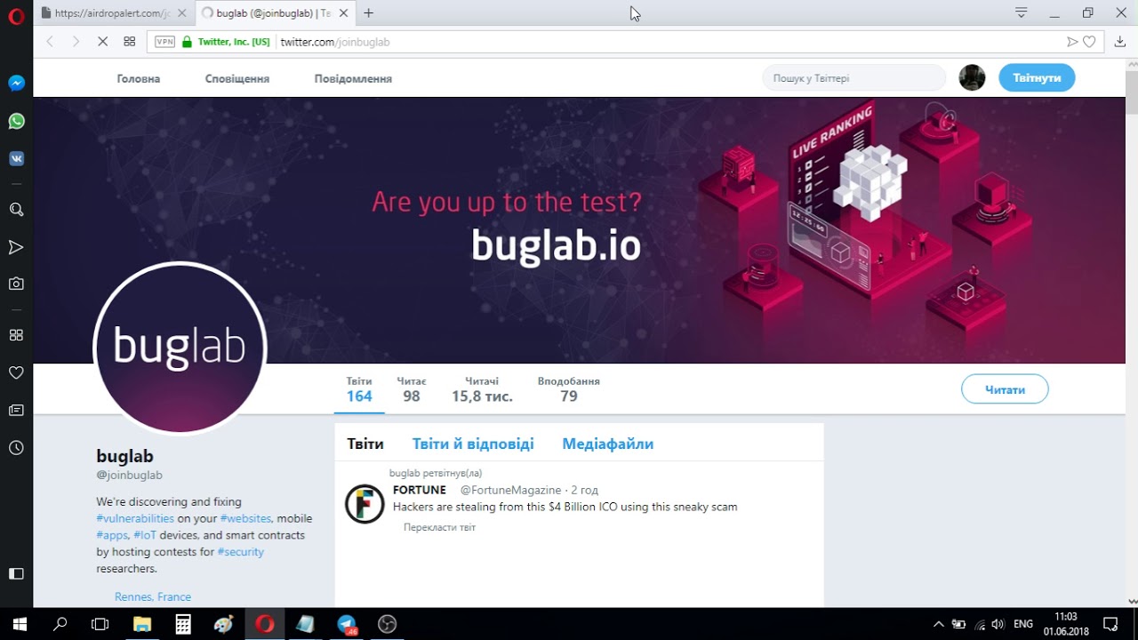 Buglab: Bounty, Airdrop, бесплатные токены BGL