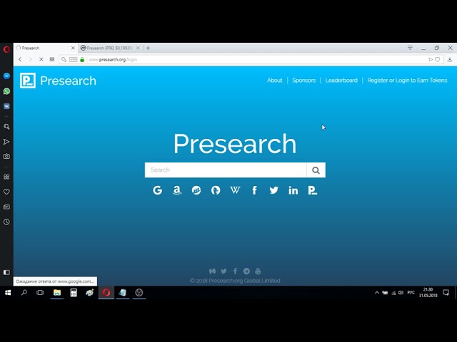 Presearch: Bounty, Airdrop, бесплатные токены PRE