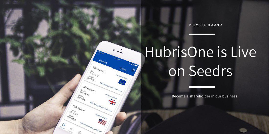 HubrisOne Launches Private Seed Round on Seedrs