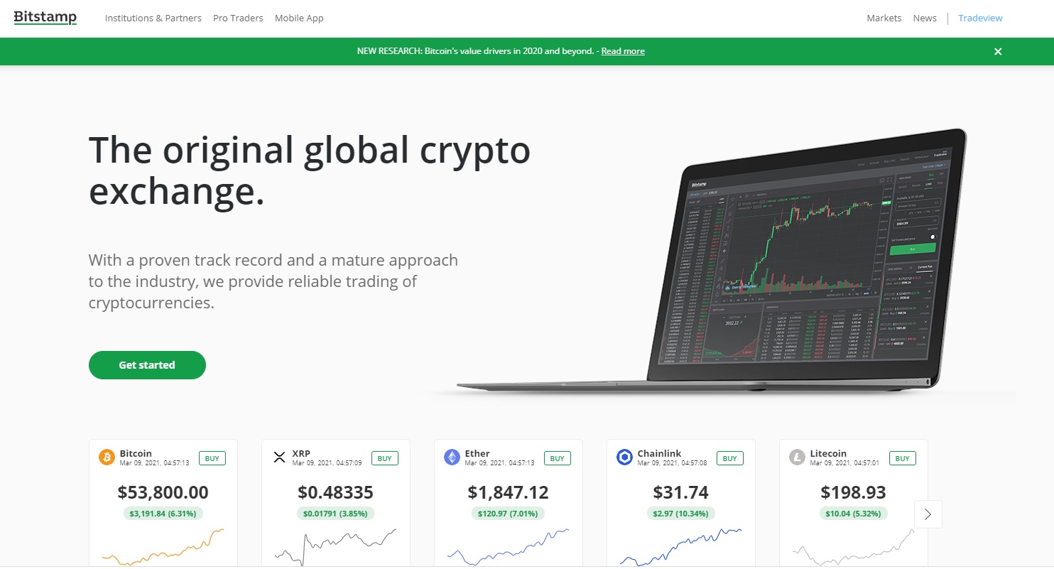 Обзор и отзывы о бирже криптовалют Bitstamp