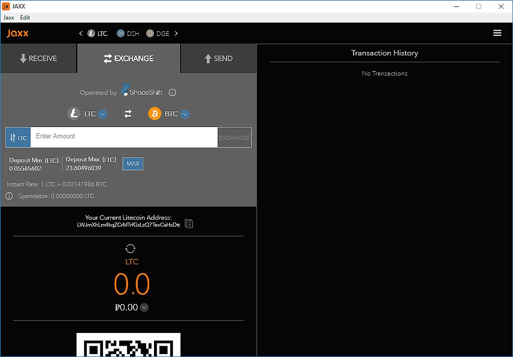 Как вывести деньги с кошелька Jaxx?