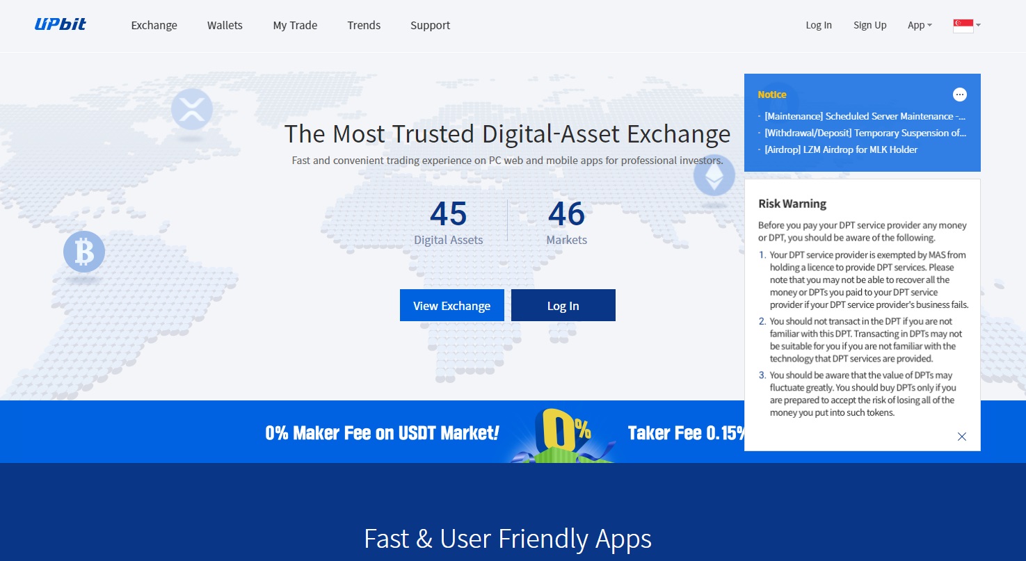 Обзор и отзывы о бирже криптовалют Upbit
