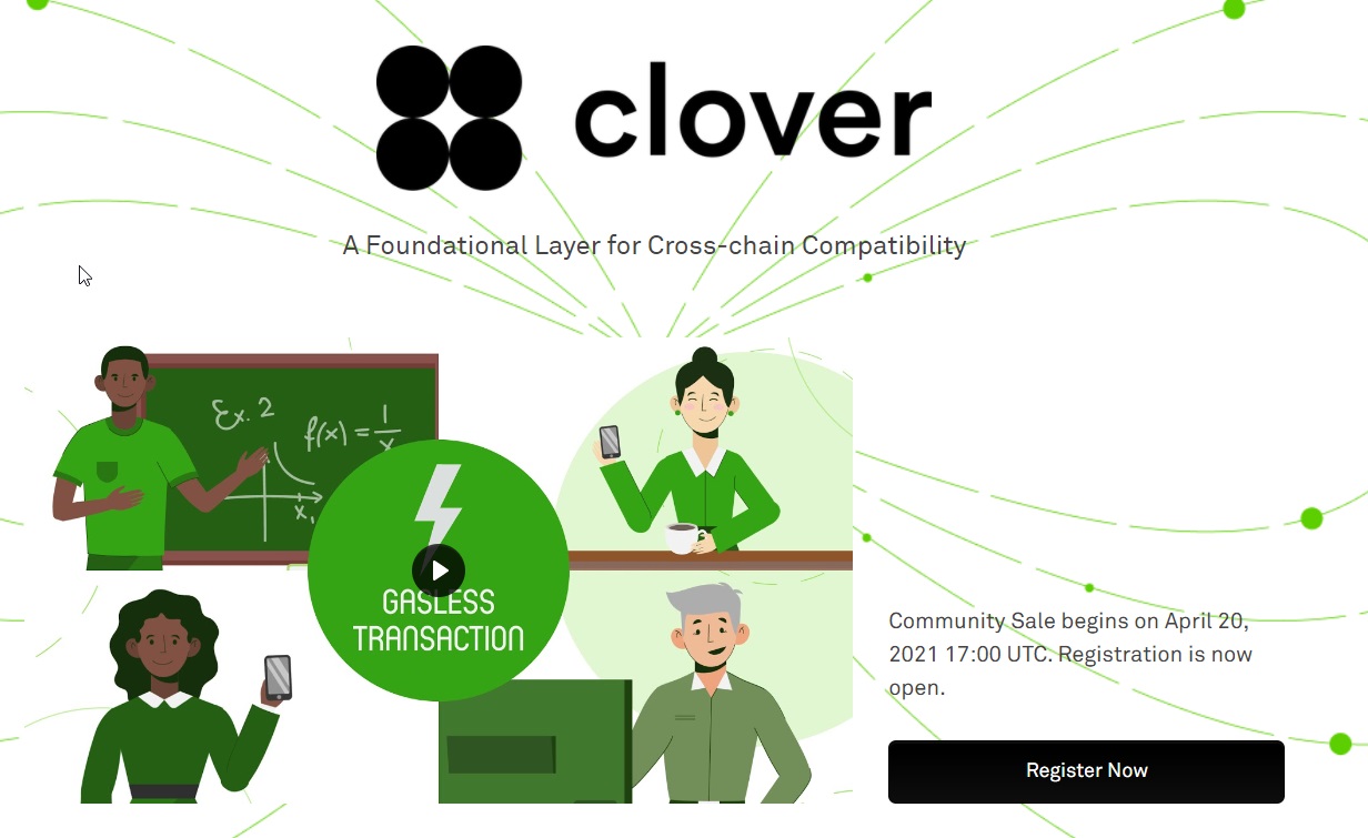 Токенсейл на Coinlist - Clover (CLV)