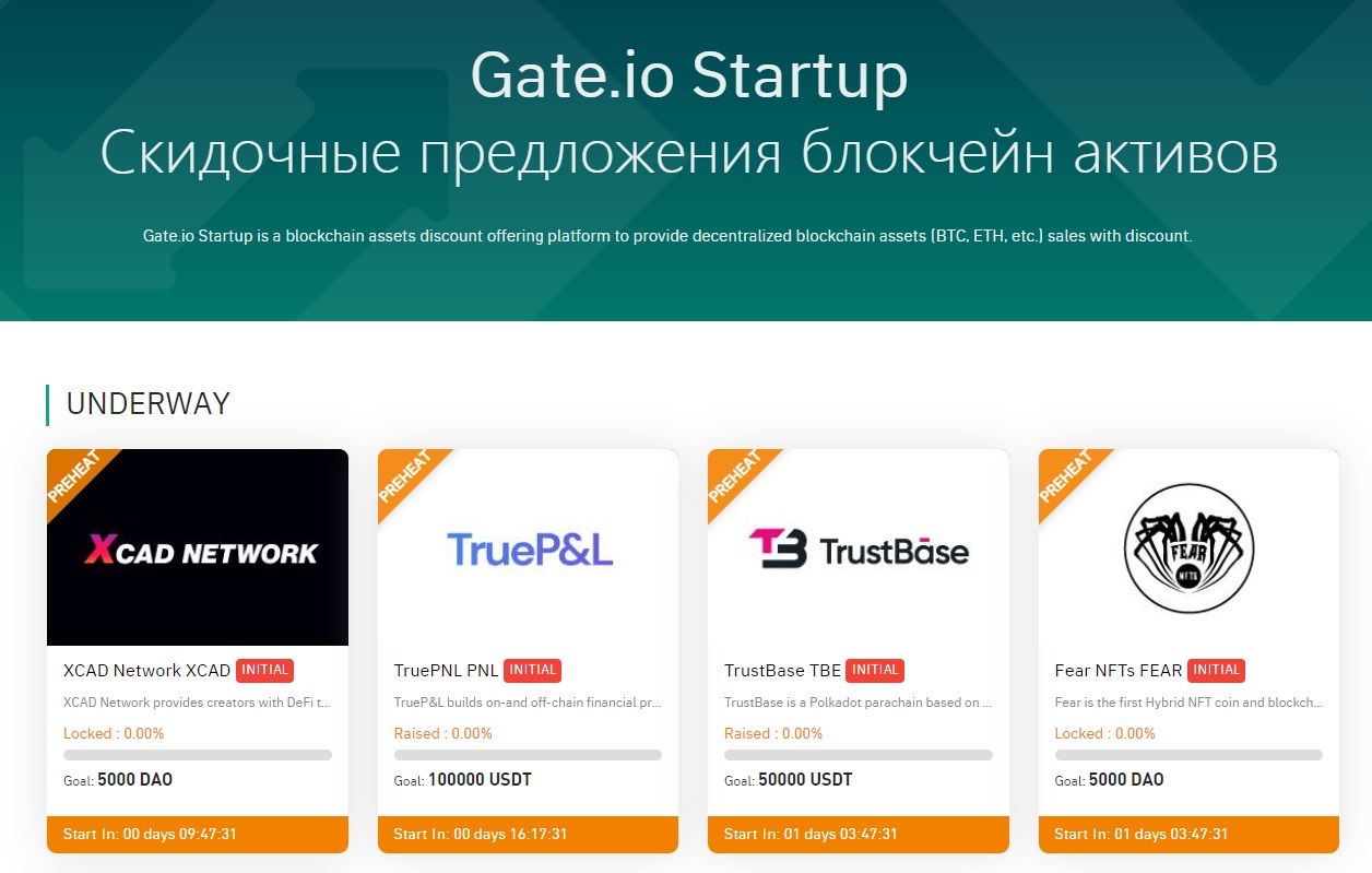 Startup на бирже Gate. Как участвовать?