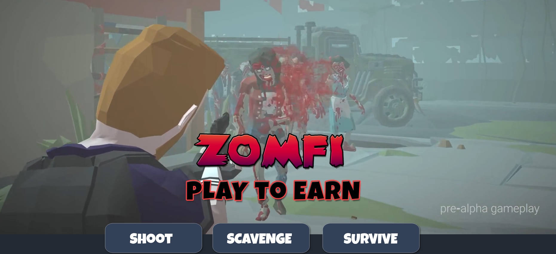 Zomfi - зарабатываем на отстреле зомби из NFT стволов