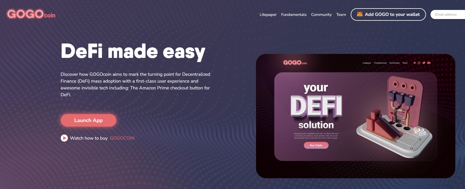 Поворот туда для DeFi: обзор проекта GOGOcoin