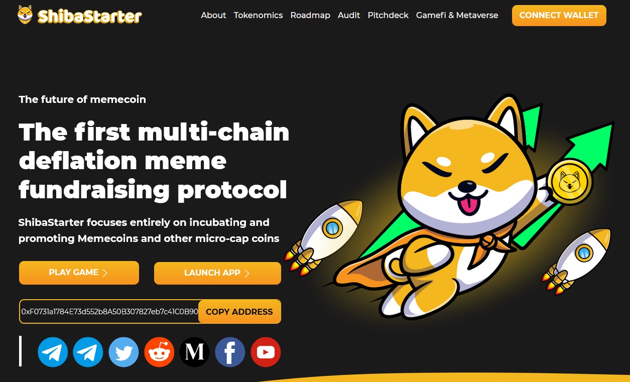 ShibaStarter - новый мемный лаунчпад