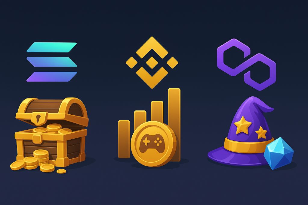 Игры на Solana, BNB и Polygon: где лучше фармить
