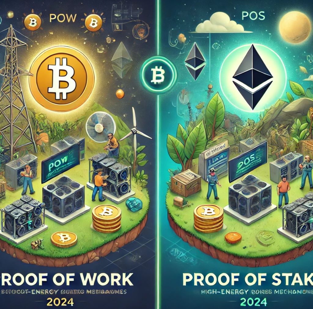 Сравнение Proof of Work и Proof of Stake: что выбрать в 2024 году