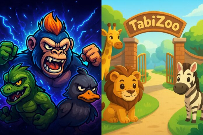 Monanimal Mayhem и TabiZoo — в топ за зверей!