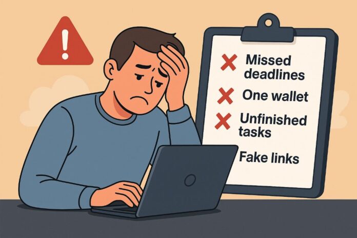 Ошибки в тестнетах, которые лишают награды